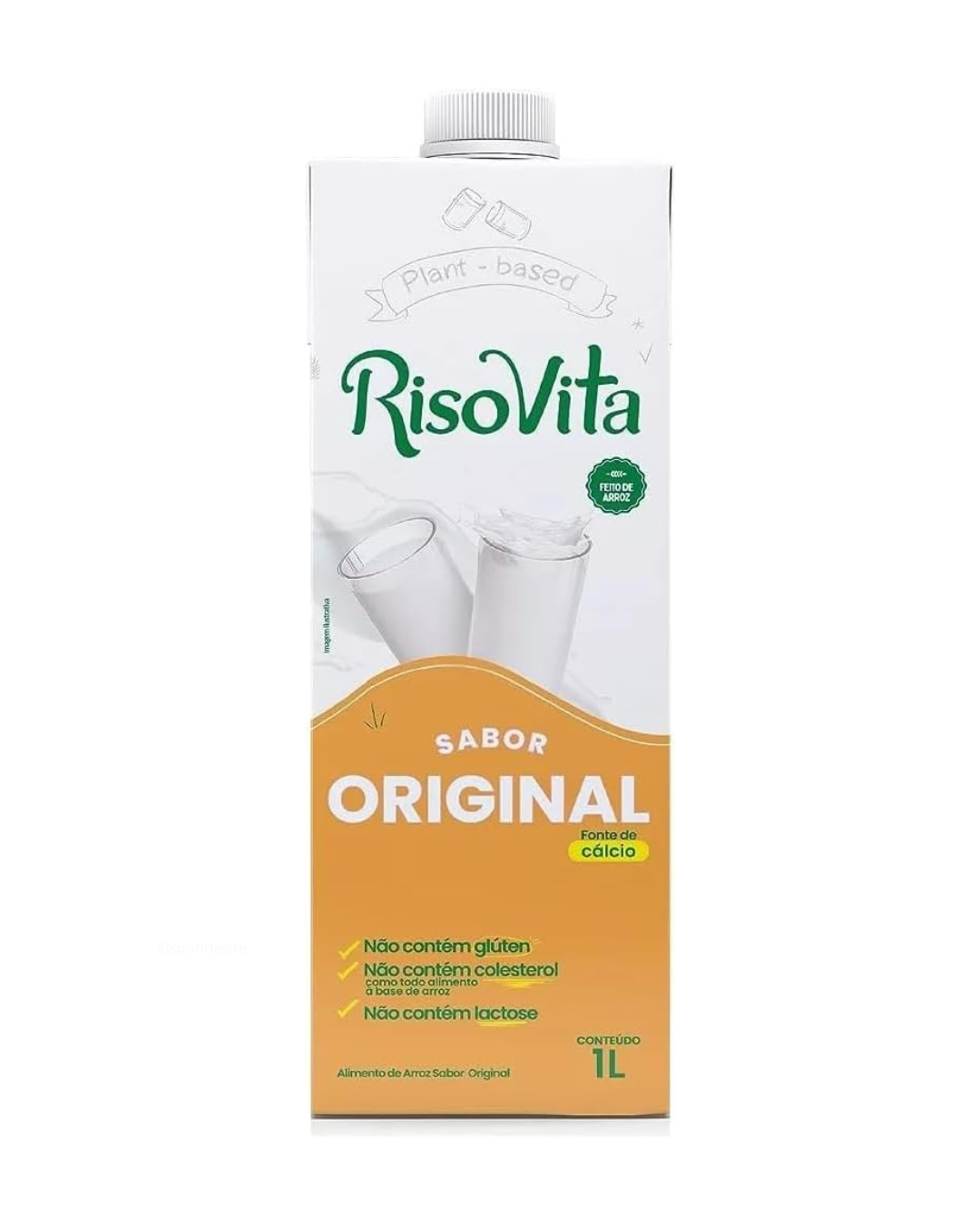 Leite vegetal original RisoVita 1l