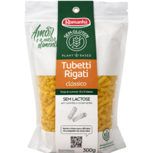 Macarrão tubetti rigati Romanha 300g