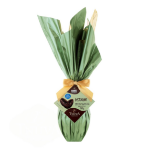 Ovo de páscoa chocolate com pistache zero açúcar Tnuva 190g