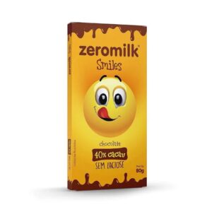 Chocolate smiles 40% cacau Zeromilk 70g