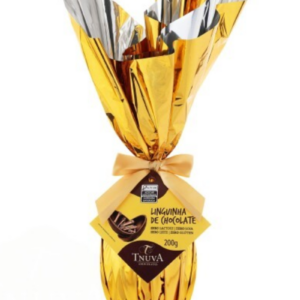 Ovo de páscoa chocolate linguinha Tnuva 200g