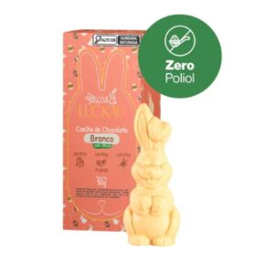 Coelho de chocolate branco Luckau 40g