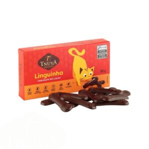 Chocolate 56% cacau linguinha de gato Tnuva 80g