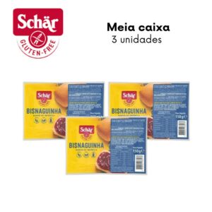 KIT Pão Bisnaguinha Schar 150g - Caixa com 3 unidades