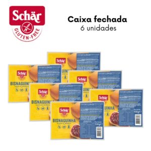 KIT Pão Bisnaguinha Schar 150g - Caixa com 6 unidades