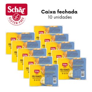 KIT Pão francês Dr. Schar 100g - Caixa com 10 unidades