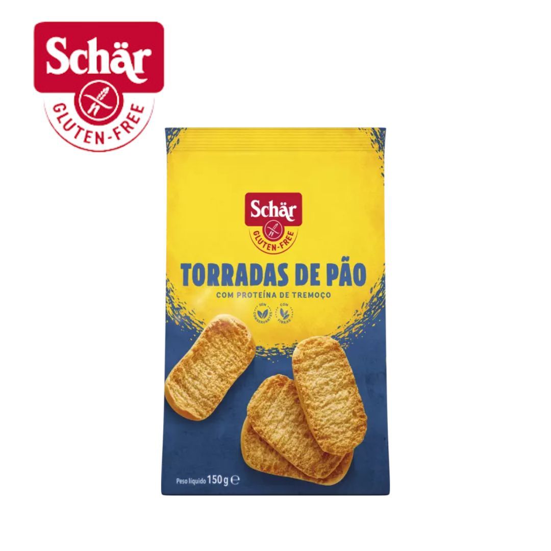 KIT Torrada de pão crostini Dr. Schar 150g - Caixa com 3 unidades - Imagem 2