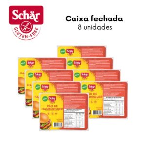 Pão de hambúrguer Dr. Schar 130g - Caixa com 8 unidades