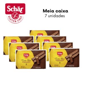Twin bar Schar 64,5g - Caixa com 7 unidades