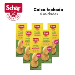 Vanilla Cream Dr. Schar 115g - Caixa com 6 unidades