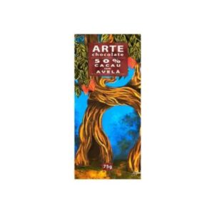 Chocolate 50% cacau com avelã Arte Chocolate 75g