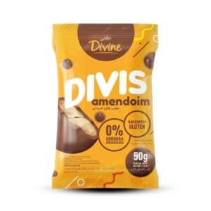Divis amendoim coberto com chocolate ao leite Divine 50g