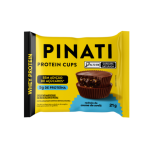 Tortinha proteica recheio creme de avelã Pinati 21g