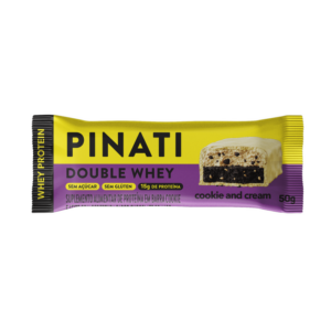 Barra de proteína double cookies and cream Pinati 50g