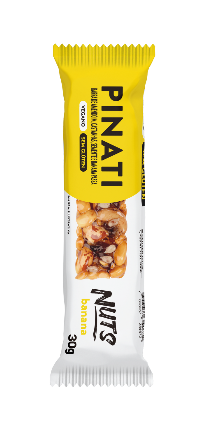 Barrinha nuts banana Pinati 30g
