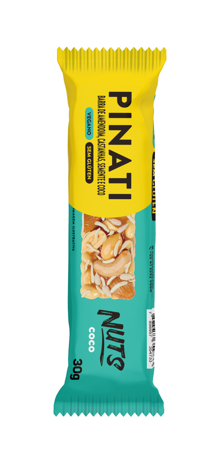 Barrinha nuts coco Pinati 30g