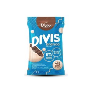 Divis flocos de arroz cobertos com chocolate branco Divine 40g