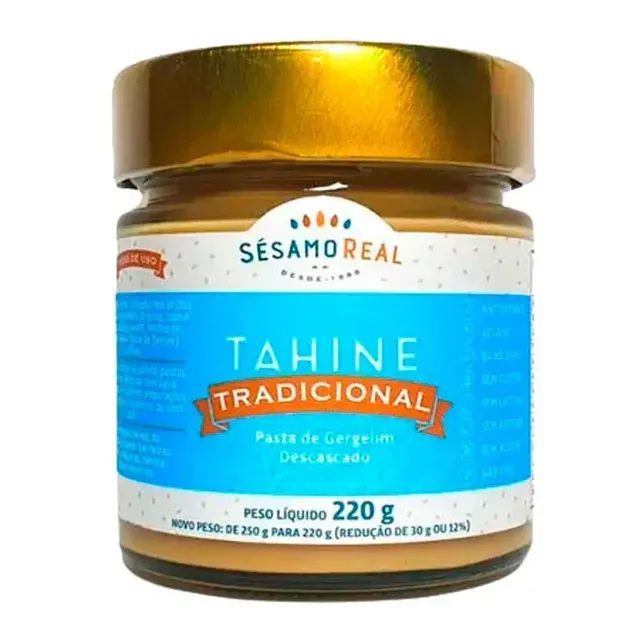 Tahine pasta de gergelim tradicional Sésamo Real 220g