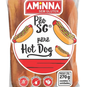 Pão hot dog Aminna