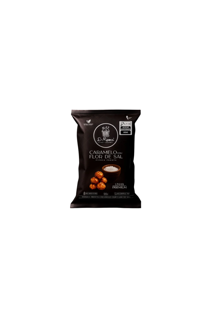 Pipoca caramelo com flor de sal Dr. Pipoca 60g