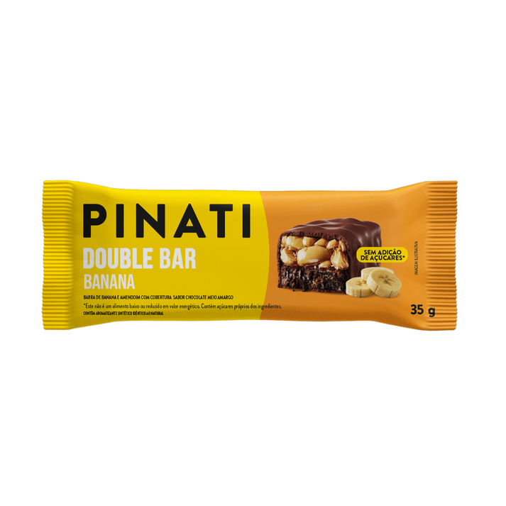 Barra de proteína double bar banana Pinati 35g