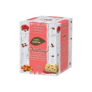 Panetone com frutas cristalizada, cranberry e castanha do pará Nutfree 360g