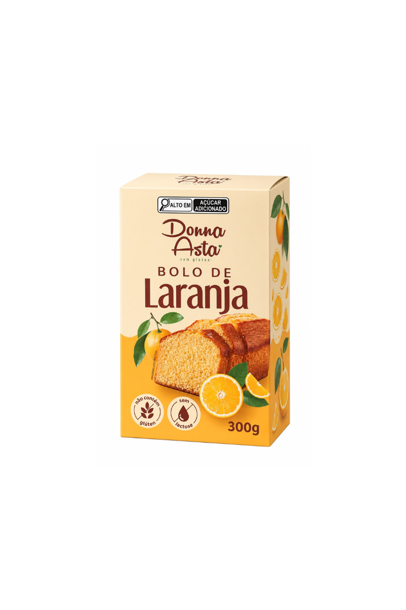Bolo de laranja Donna Asta 300g